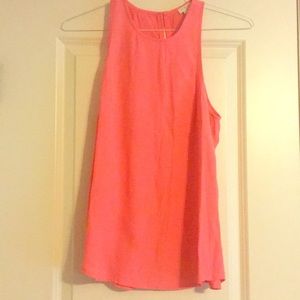 Sleeveless Pink Top